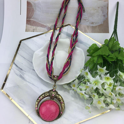 Round Hollow Sweater Chain