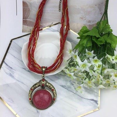 Round Hollow Sweater Chain