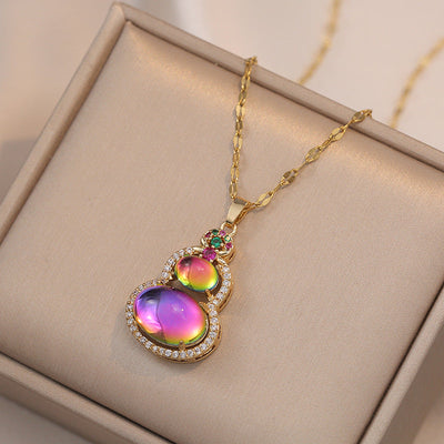 Calabash Natural Cat's Eye Necklace or Earrings
