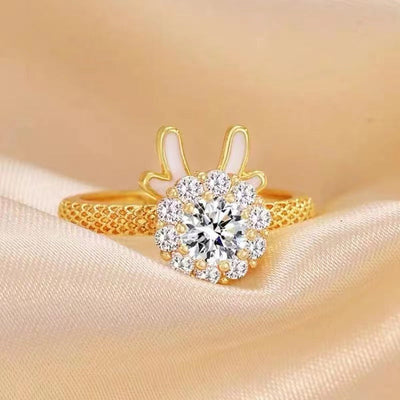 Rotatable dragon earrings or rings or necklaces
