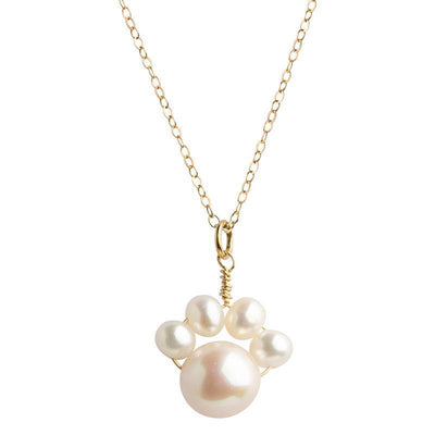 Kitten Claw Natural Pearl Necklace