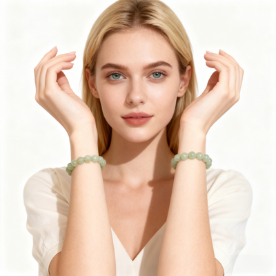 Light Ice “Clear Water” Hetian Jade Bracelet