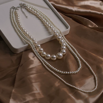 Fashionable Multi-layer Pearl Necklace
