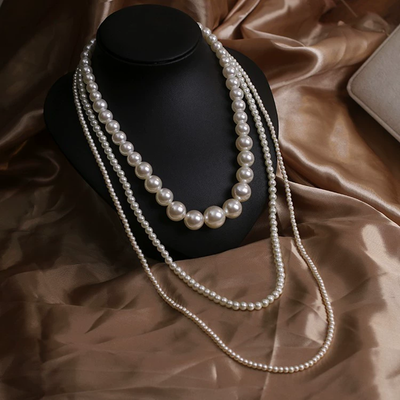 Fashionable Multi-layer Pearl Necklace