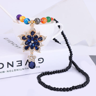 Fashionable Flower Natural Crystal Necklace