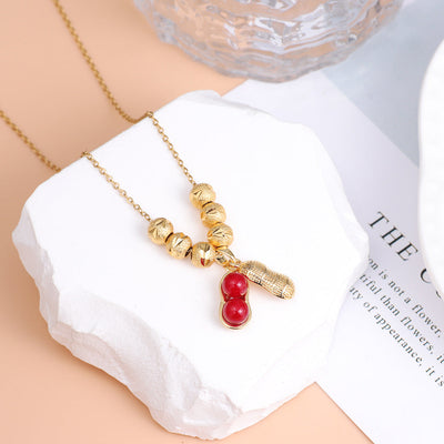 Openable Peanut Necklace