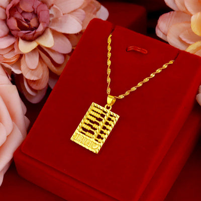 With You Forever Abacus Necklace