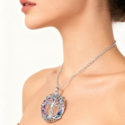 Tree of Life • Crystal Necklace