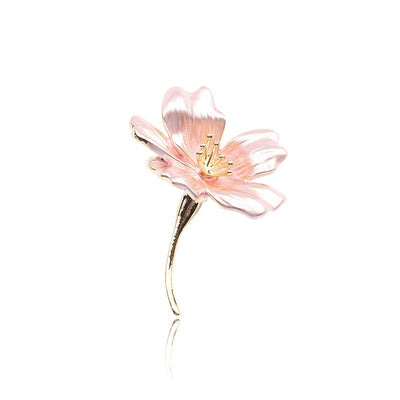 Lotus Sakura Brooch