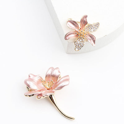 Lotus Sakura Brooch