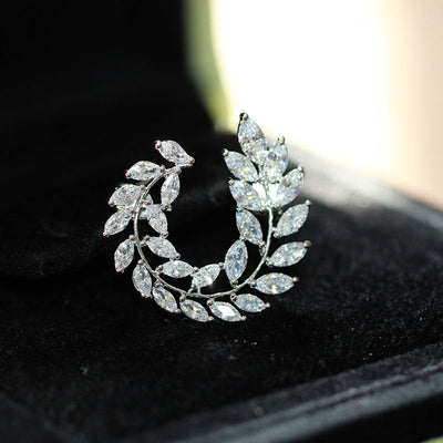 Olive Leaf Brooch