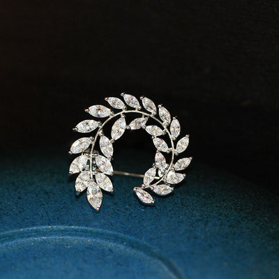 Olive Leaf Brooch