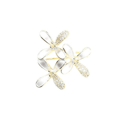 White Lilac Brooch
