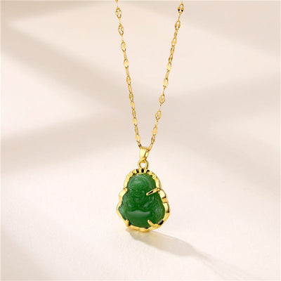Maitreya Chalcedony Necklace