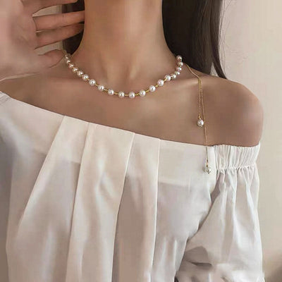 Lovely natural freshwater pearl necklace