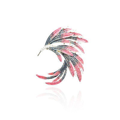 Multicolor Phoenix Brooch