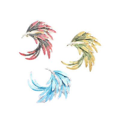 Multicolor Phoenix Brooch