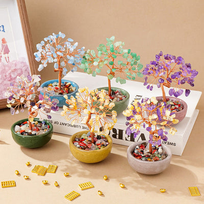 Cornucopia Crystal Tree Ornaments