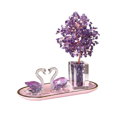 Amethyst Tree Ornaments