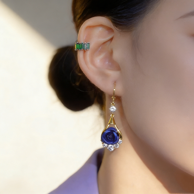 Rose Diamond Earrings