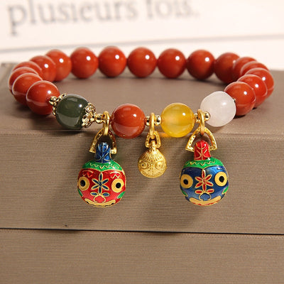 Mother's gift ? Red agate bracelet