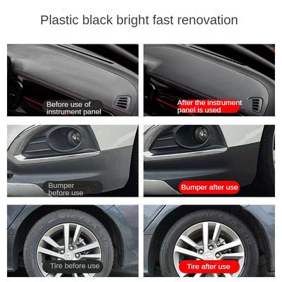 Multi-functional plastic parts refurbishing agent