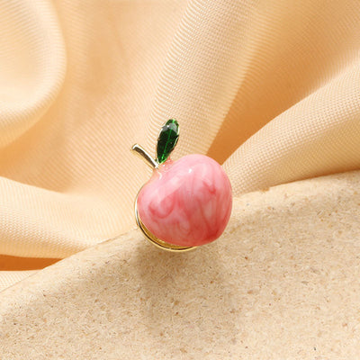 Pink Peach Brooch