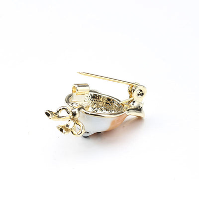 Yellow Shiba Inu Brooch