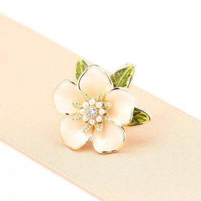 Gardenia Brooch