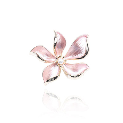 Elegant Floral Lotus Brooch