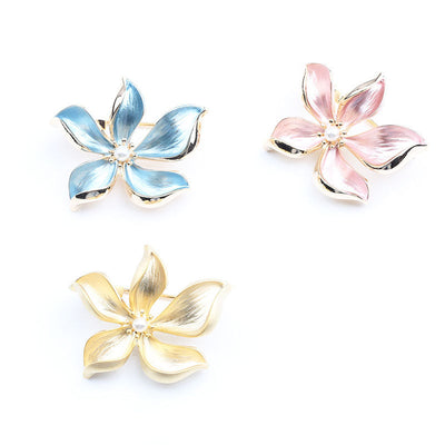 Elegant Floral Lotus Brooch