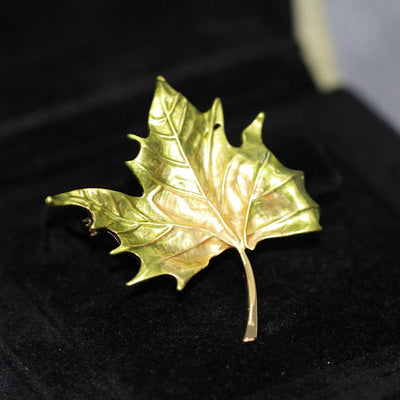Maple Leaf Brooch