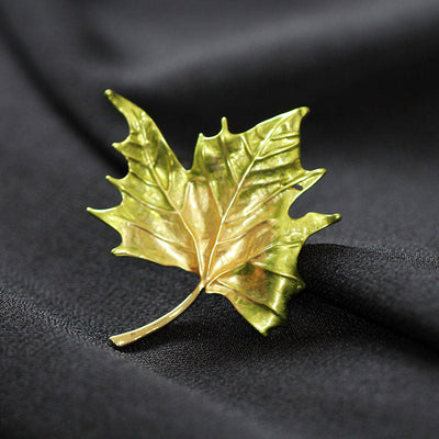 Maple Leaf Brooch