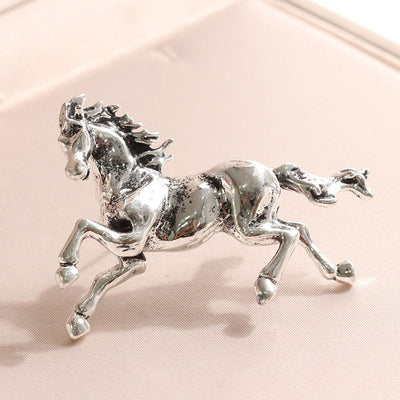 Galloping Horse Brooch