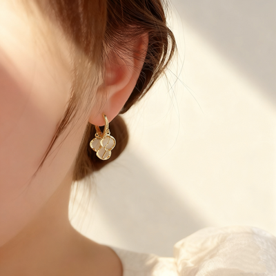 Cat’s Eye Bead Earrings