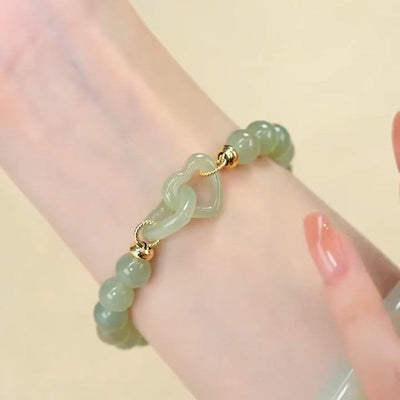 Accompany • Emerald Jade stone bracelet