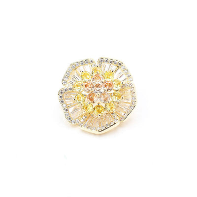 Longevity flower brooch