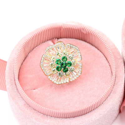 Longevity flower brooch
