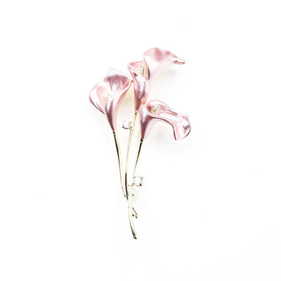 Calla Lily Flower Brooch
