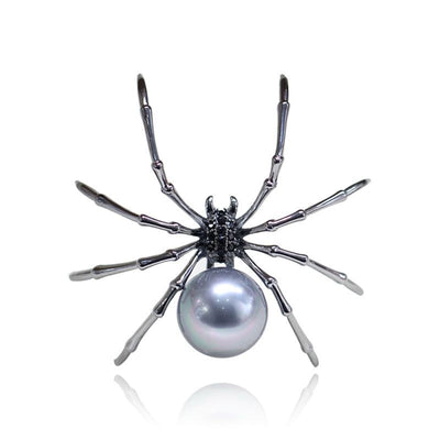 Spider Natural Freshwater Pearl Brooch