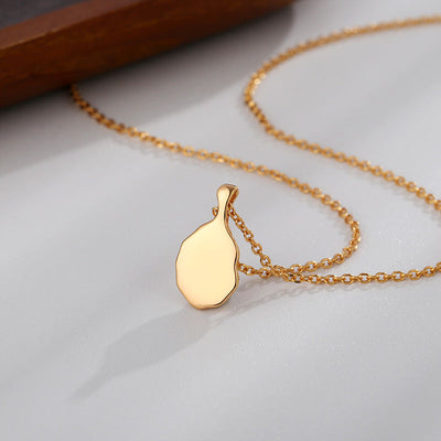 Irregular natural tiger eye stone necklace