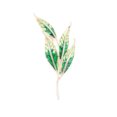Willow branch brooch