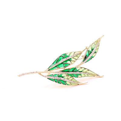 Willow branch brooch