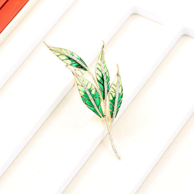 Willow branch brooch