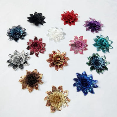 3D lace flower decorations