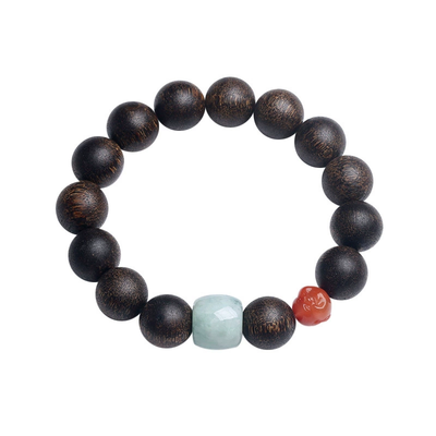 Mini Buddha agarwood bracelet