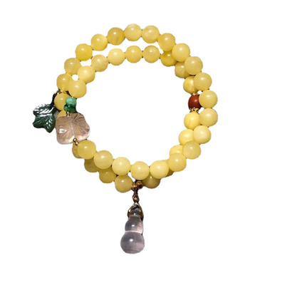 Butterfly gourd natural agate bracelet