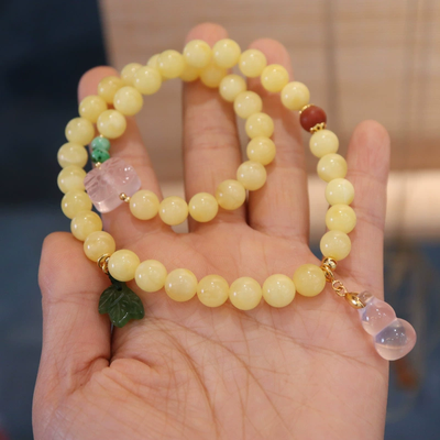 Butterfly gourd natural agate bracelet