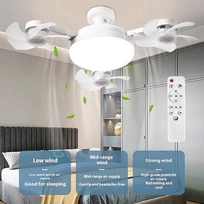 Smart remote control fan light