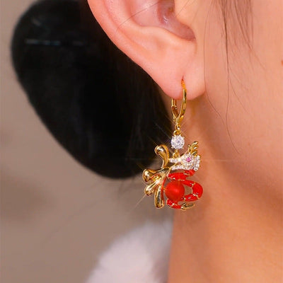 Lucky dragon fashion earrings